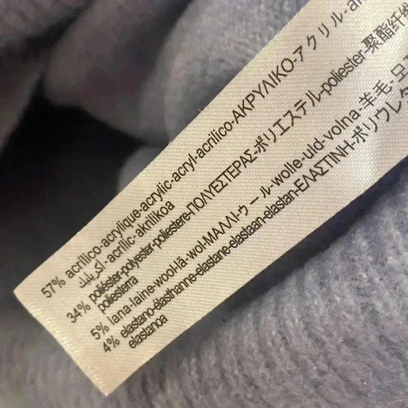 Zara Light Blue Mock Neck Sweater Size M - Picture 5 of 6